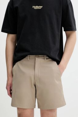 Šortky Abercrombie & Fitch béžová farba, KI128-5039