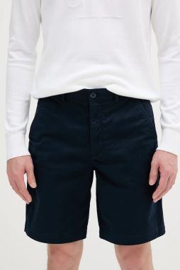 Šortky Calvin Klein Jeans tmavomodrá farba, LV040EM618