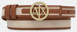Obojstranný opasok Armani Exchange hnedá farba, XW000964 AF12581