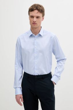 Bavlnená košeľa Eton slim, s klasickým golierom, 100012744