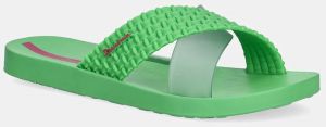 Šľapky Ipanema SENSE SLIDE zelená farba, 27214-BC270