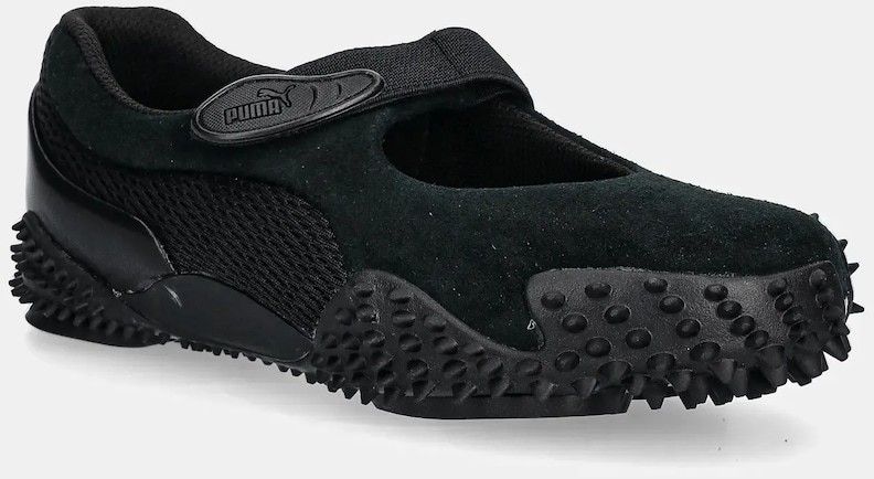 Semišové baleríny Puma Mostro Fey PRM čierna farba, 401062