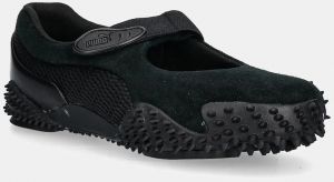 Semišové baleríny Puma Mostro Fey PRM čierna farba, 401062