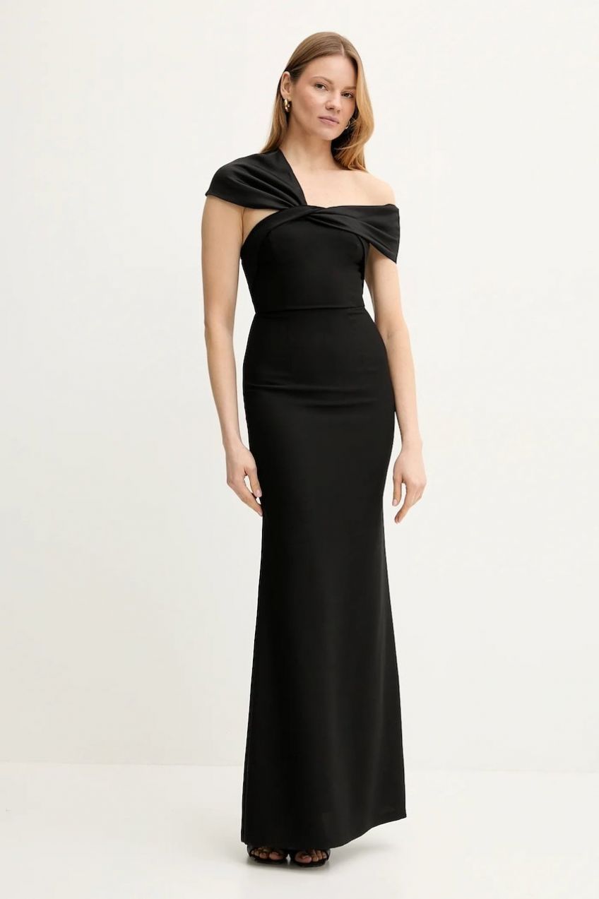 Šaty Marciano Guess VITTORIA čierna farba, maxi, priliehavé, 5GGK11 7300A