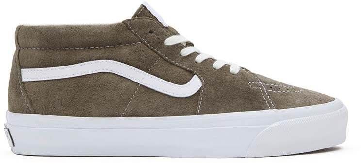 Tenisky Vans Premium Standards Sk8-Mid Reissue 83 pánske, hnedá farba, VN000CQQCHZ1