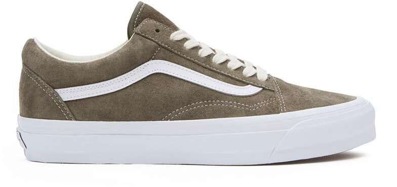 Semišové tenisky Vans Premium Standards Old Skool 36 hnedá farba, VN000CQDCHZ1