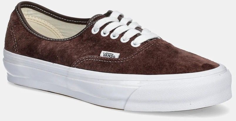 Semišové tenisky Vans Premium Classics LX Authentic Reissue 44 hnedá farba, VN0007QZDMV1