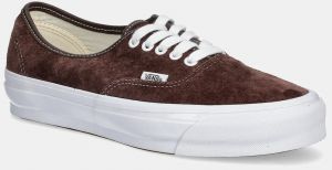 Semišové tenisky Vans Premium Classics LX Authentic Reissue 44 hnedá farba, VN0007QZDMV1