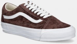 Semišové tenisky Vans Premium Classics LX Old Skool hnedá farba, VN000CXUDMV1