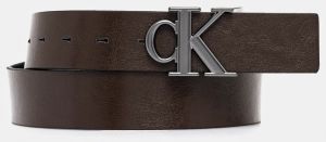 Obojstranný kožený opasok Calvin Klein hnedá farba, LV04G7026G