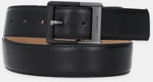Kožený opasok Calvin Klein čierna farba, LV04D7012G