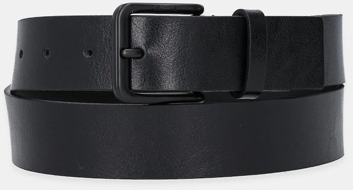 Kožený opasok Calvin Klein čierna farba, LV04G7032G