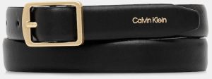 Kožený opasok Calvin Klein čierna farba, LV04F7036G