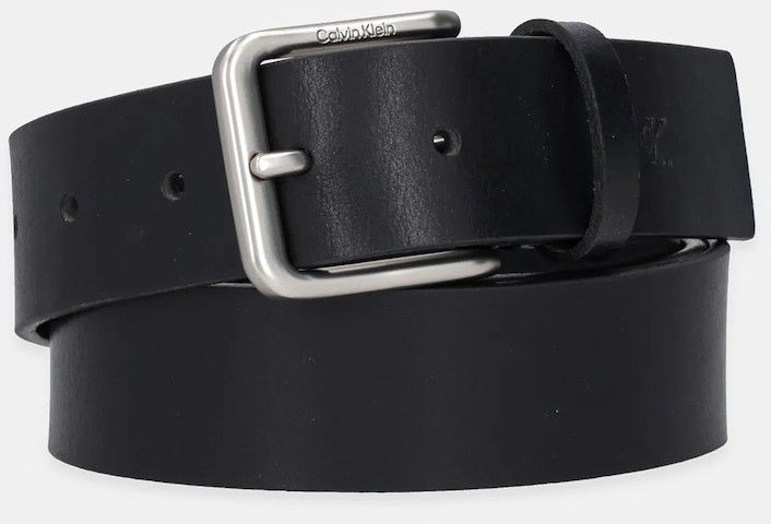 Kožený opasok Calvin Klein čierna farba, LV04G7023G