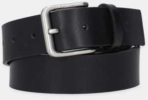 Kožený opasok Calvin Klein čierna farba, LV04G7023G