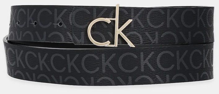 Opasok Calvin Klein čierna farba, LV04F7038G