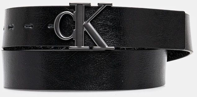 Obojstranný opasok Calvin Klein čierna farba, LV04G7033G