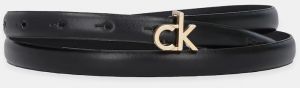 Kožený opasok Calvin Klein čierna farba, LV04F7034G