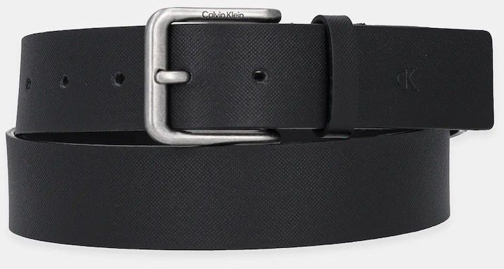 Kožený opasok Calvin Klein čierna farba, LV04G7031G