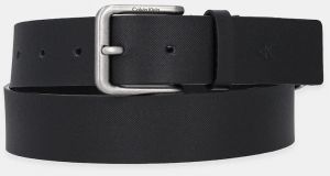 Kožený opasok Calvin Klein čierna farba, LV04G7031G