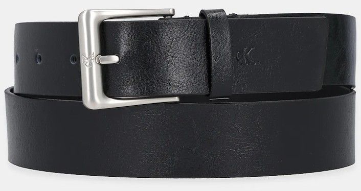 Kožený opasok Calvin Klein čierna farba, LV04G7027G