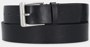 Kožený opasok Calvin Klein čierna farba, LV04G7027G