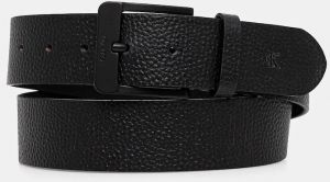 Kožený opasok Calvin Klein čierna farba, LV04G7021G