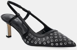 Kožené lodičky MICHAEL Michael Kors Alora čierna farba, 40R5ALMP3L.001