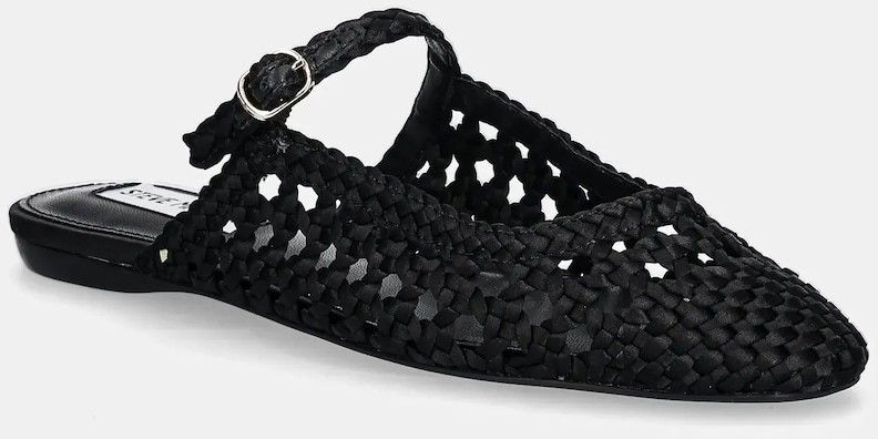Šľapky Steve Madden Glennie čierna farba, SM11003841
