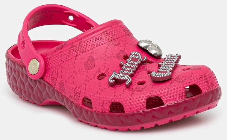 Šľapky Crocs Classic Juicy Couture Clog ružová farba, 210823.90H