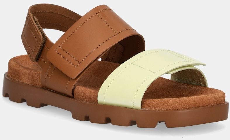 Kožené sandále Camper Brutus Sandal hnedá farba, K201323-017