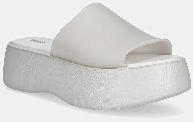 Šľapky Melissa MELISSA BECKY AD šedá farba, na platforme, M 32818