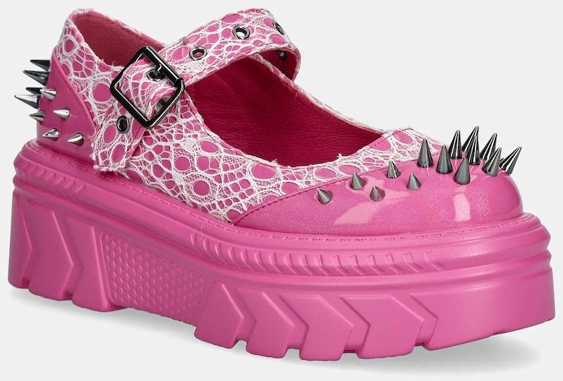 Baleríny Koi Footwear Candyfloss Demon Spiked Stomper ružová farba, AK49