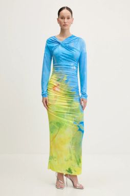 Šaty MSGM maxi, priliehavé, 3842MDA47.257361