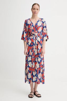Šaty Marc O'Polo tmavomodrá farba, maxi, oversize, 503085521059