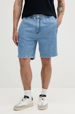 Rifľové krátke nohavice Calvin Klein Jeans J30J327506