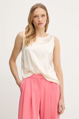 Hodvábna blúzka Marciano Guess DENISE béžová farba, jednofarebná, 4YGH08 7117A