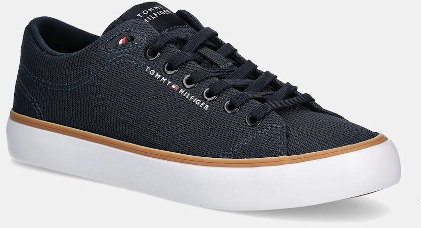 Tenisky Tommy Hilfiger TH HI VULC CORE LOW II MESH tmavomodrá farba, FM0FM05513