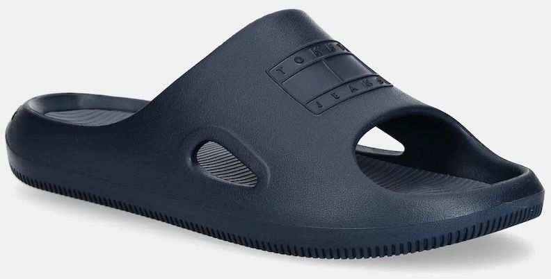 Šľapky Tommy Jeans TJM SPORTY POOL SLIDE tmavomodrá farba, EM0EM01582