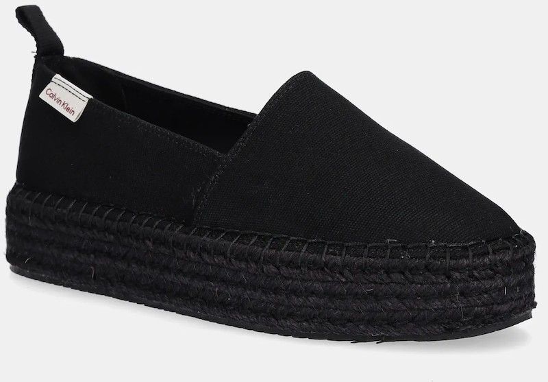 Espadrilky Calvin Klein Jeans PLATFORM ESPADRILLE ML CS čierna farba, na platforme, YW0YW01871