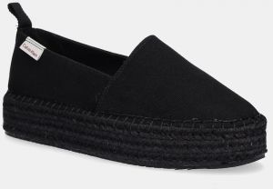 Espadrilky Calvin Klein Jeans PLATFORM ESPADRILLE ML CS čierna farba, na platforme, YW0YW01871