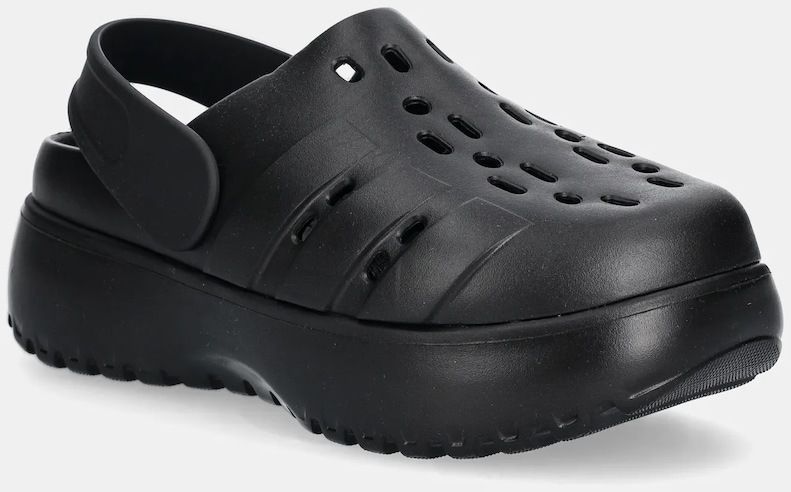 Šľapky adidas Adilette Clog Platform čierna farba, na platforme, JP9577