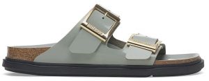Kožené šľapky Birkenstock Arizona Droplet Buckle tyrkysová farba, 1029367