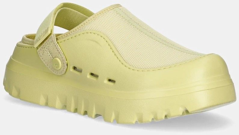 Šľapky UGG Peakmod zelená farba, 1166912-GLDN