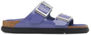 Kožené šľapky Birkenstock Arizona Droplet Buckle fialová farba, 1029400