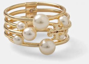 Prsteň Tory Burch Kira Pearl 168094-137