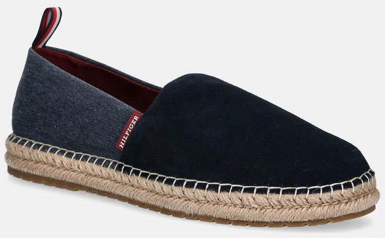Espadrilky Tommy Hilfiger TH FLEX MIX ESPADRILLE tmavomodrá farba, FM0FM05497