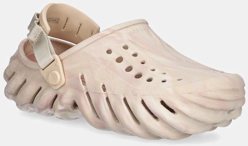 Šľapky Crocs Echo Marbled Clog ružová farba, 208454