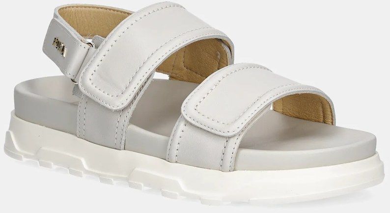 Kožené sandále Furla Sporty Chic Sandal béžová farba, na platforme, YJ52SPC Y62000 1704S