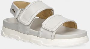Kožené sandále Furla Sporty Chic Sandal béžová farba, na platforme, YJ52SPC Y62000 1704S